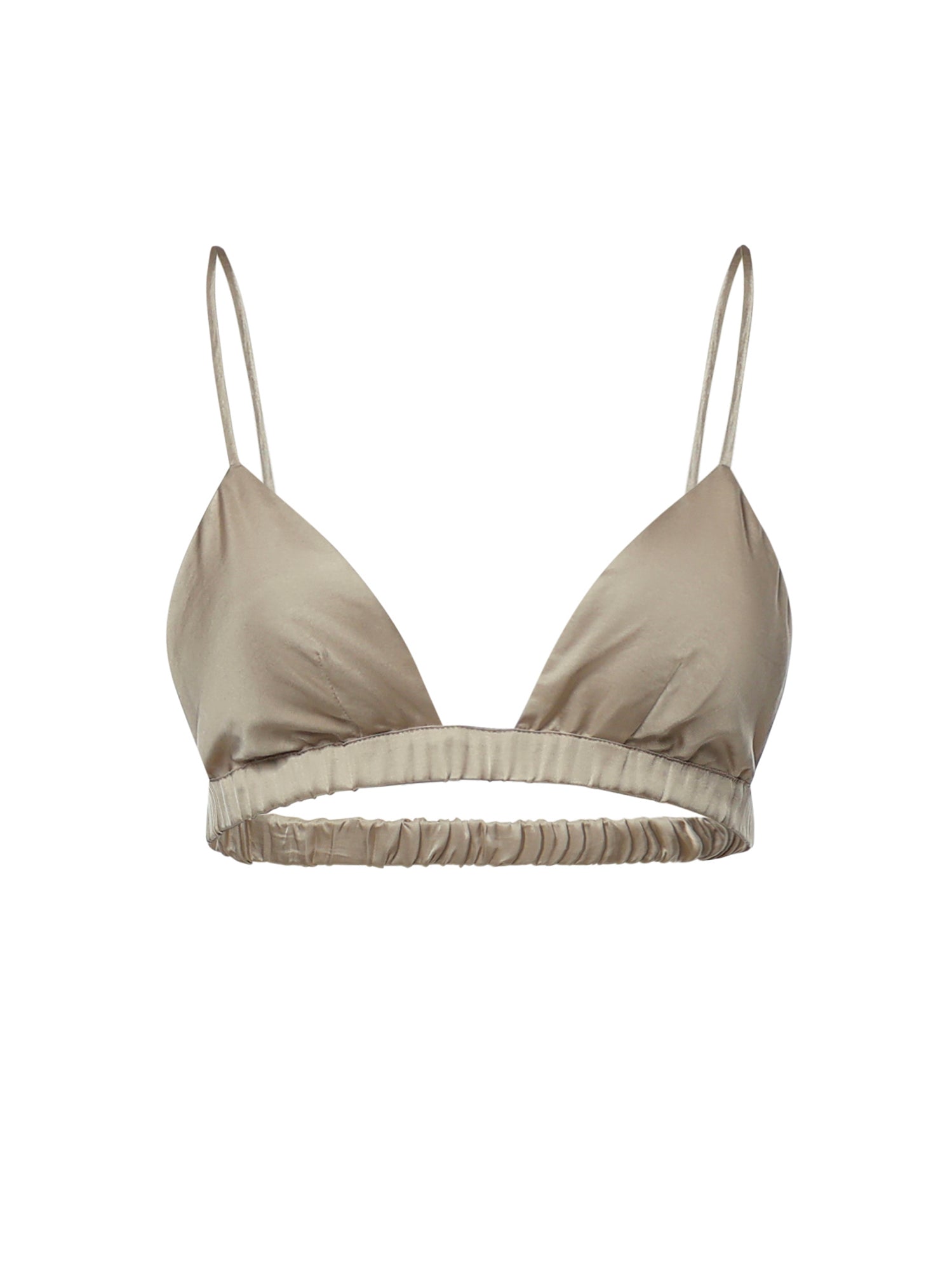 Bralette Nina in seta BRFS22108043  THE FRANKIE SHOP 