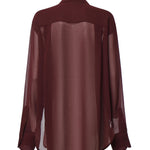 Camicia Peri in georgette CHFS173697110  THE FRANKIE SHOP 