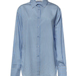 Camicia Peri a righe in misto viscosa CHFS22078923  THE FRANKIE SHOP 