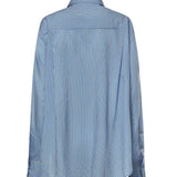 Camicia Peri a righe in misto viscosa CHFS22078923  THE FRANKIE SHOP 