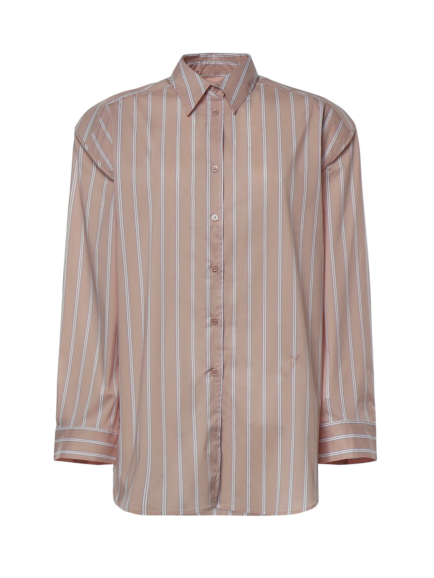 Camicia Oana a righe in misto cotone CHFS22087608  THE FRANKIE SHOP 