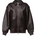 Giacca Viper in pelle JAFS18397200  THE FRANKIE SHOP 