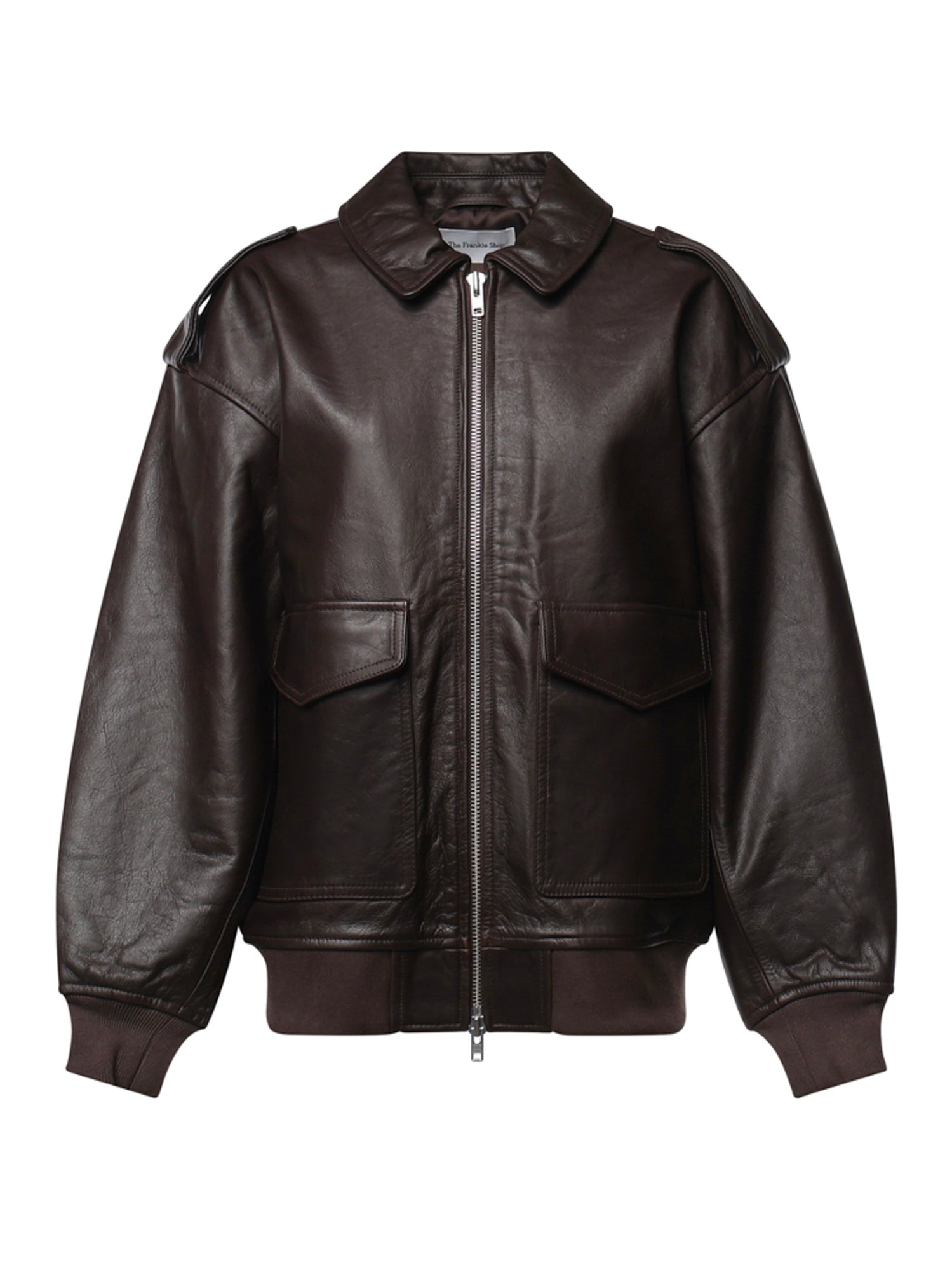 Giacca Viper in pelle JAFS18397200  THE FRANKIE SHOP 