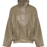Bomber Veren in ecopelle JAFS21915430  THE FRANKIE SHOP 