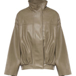 Bomber Veren in ecopelle JAFS21915430  THE FRANKIE SHOP 