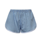 Shorts Deya in misto viscosa a righe SHFS22066923  THE FRANKIE SHOP 
