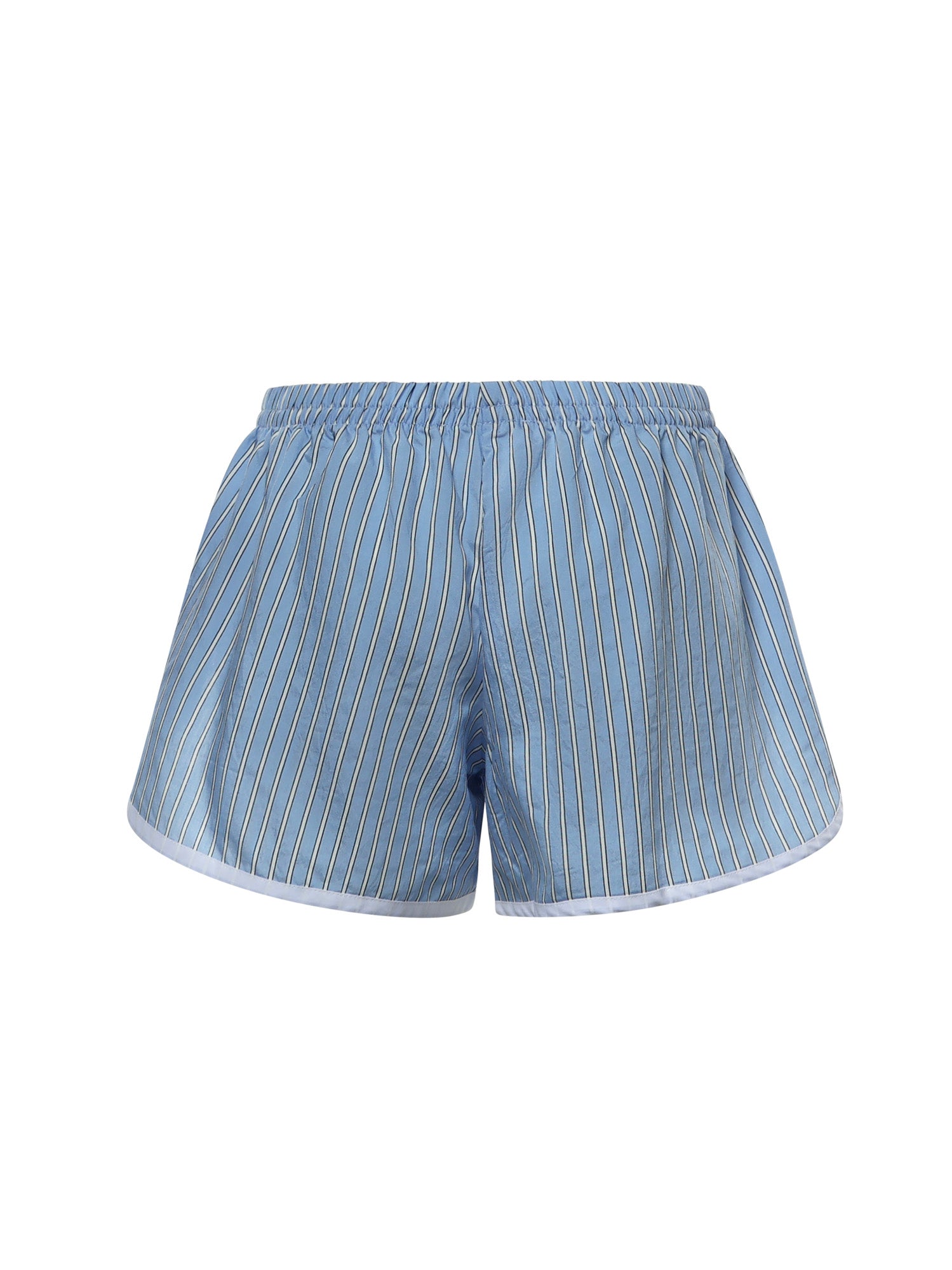 Shorts Deya in misto viscosa a righe SHFS22066923  THE FRANKIE SHOP 