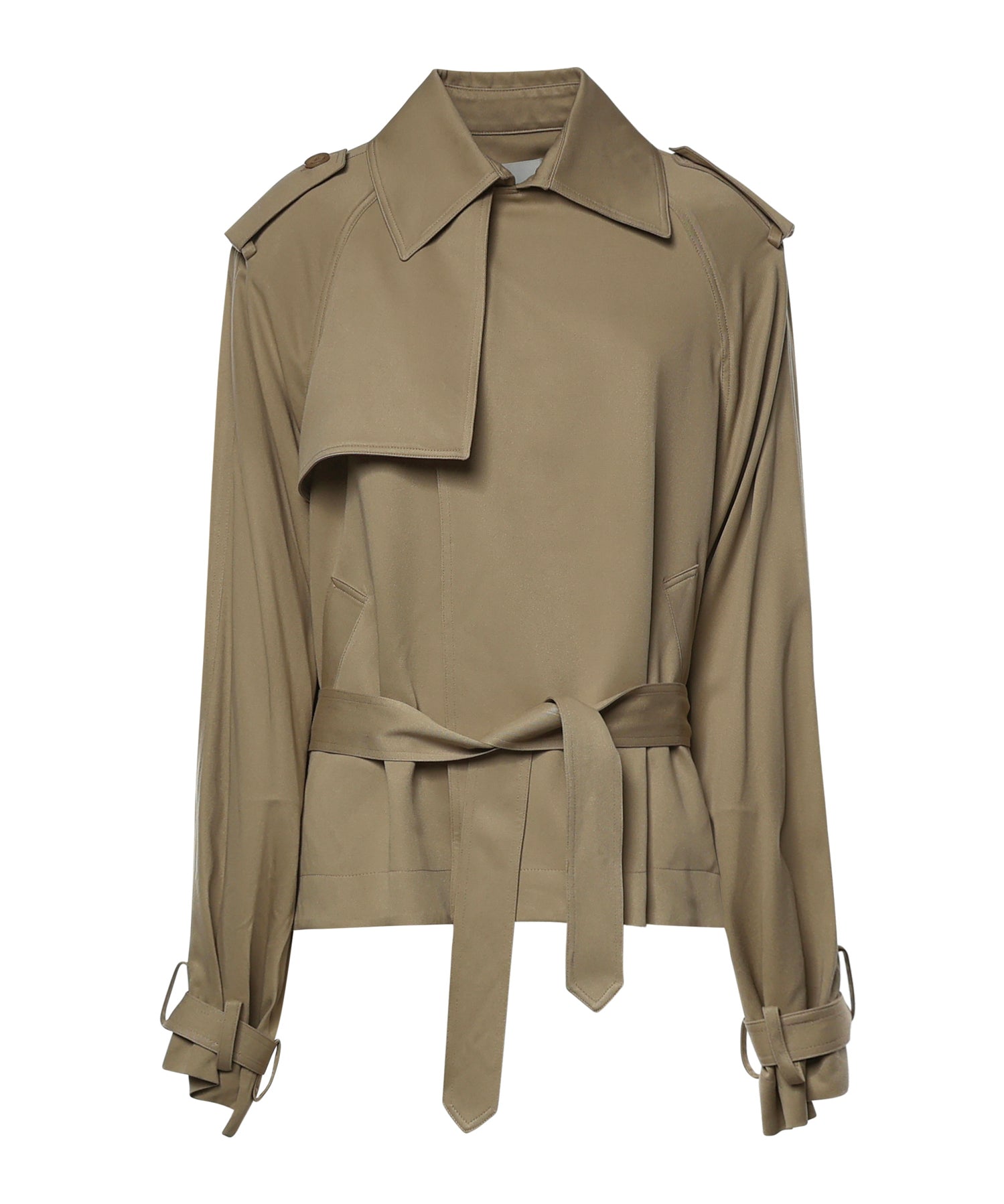 Trench cropped Elva in viscosa TRFS21992206  THE FRANKIE SHOP 