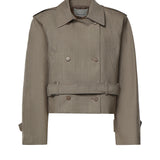 Trench Stan cropped TRFS22021276  THE FRANKIE SHOP 