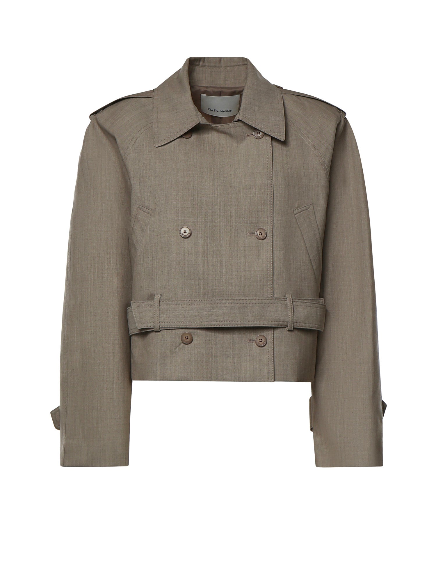 Trench Stan cropped TRFS22021276  THE FRANKIE SHOP 