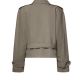 Trench Stan cropped TRFS22021276  THE FRANKIE SHOP 