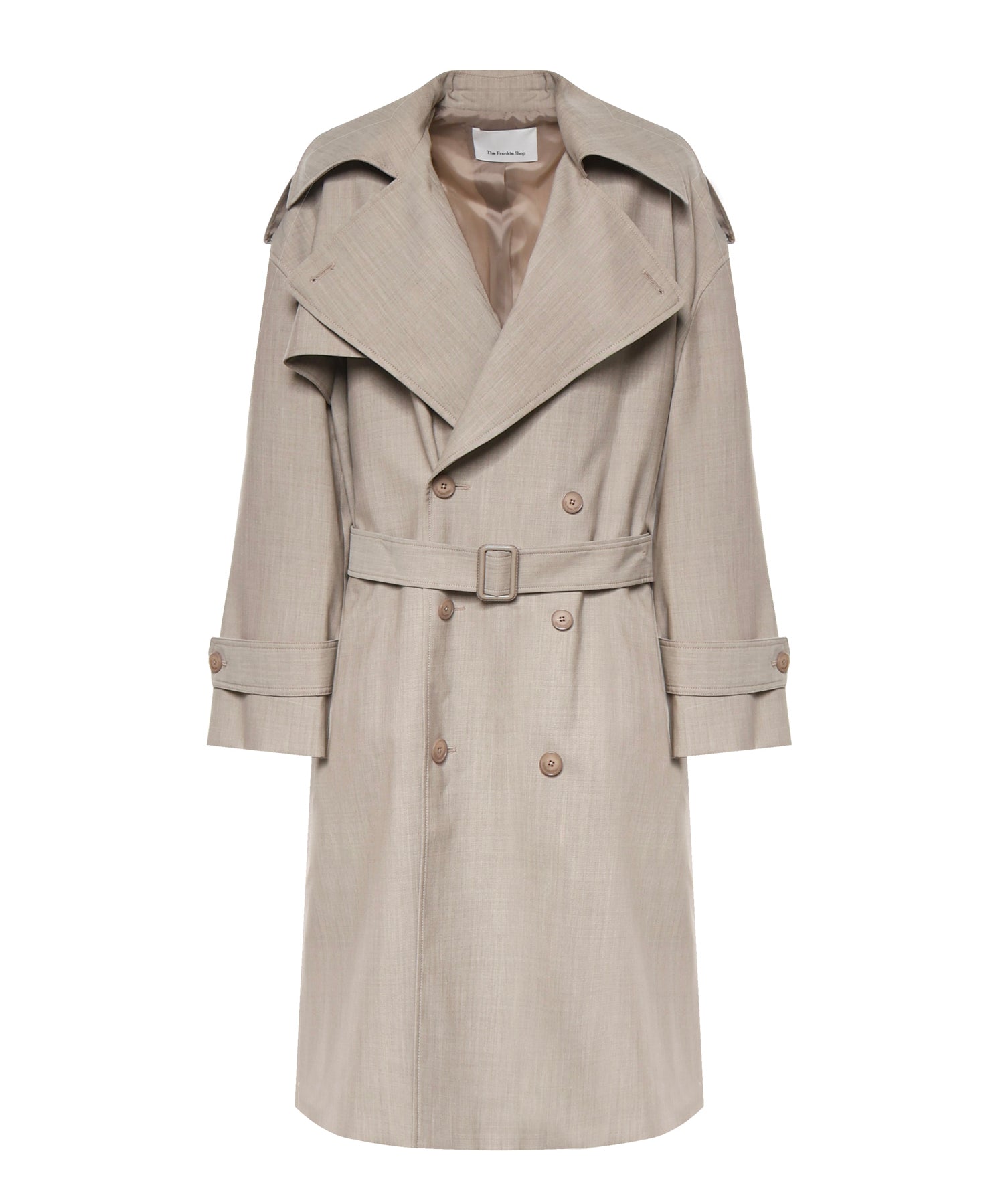 Trench Dursley in lana<BR/> TRFS22023276  THE FRANKIE SHOP 
