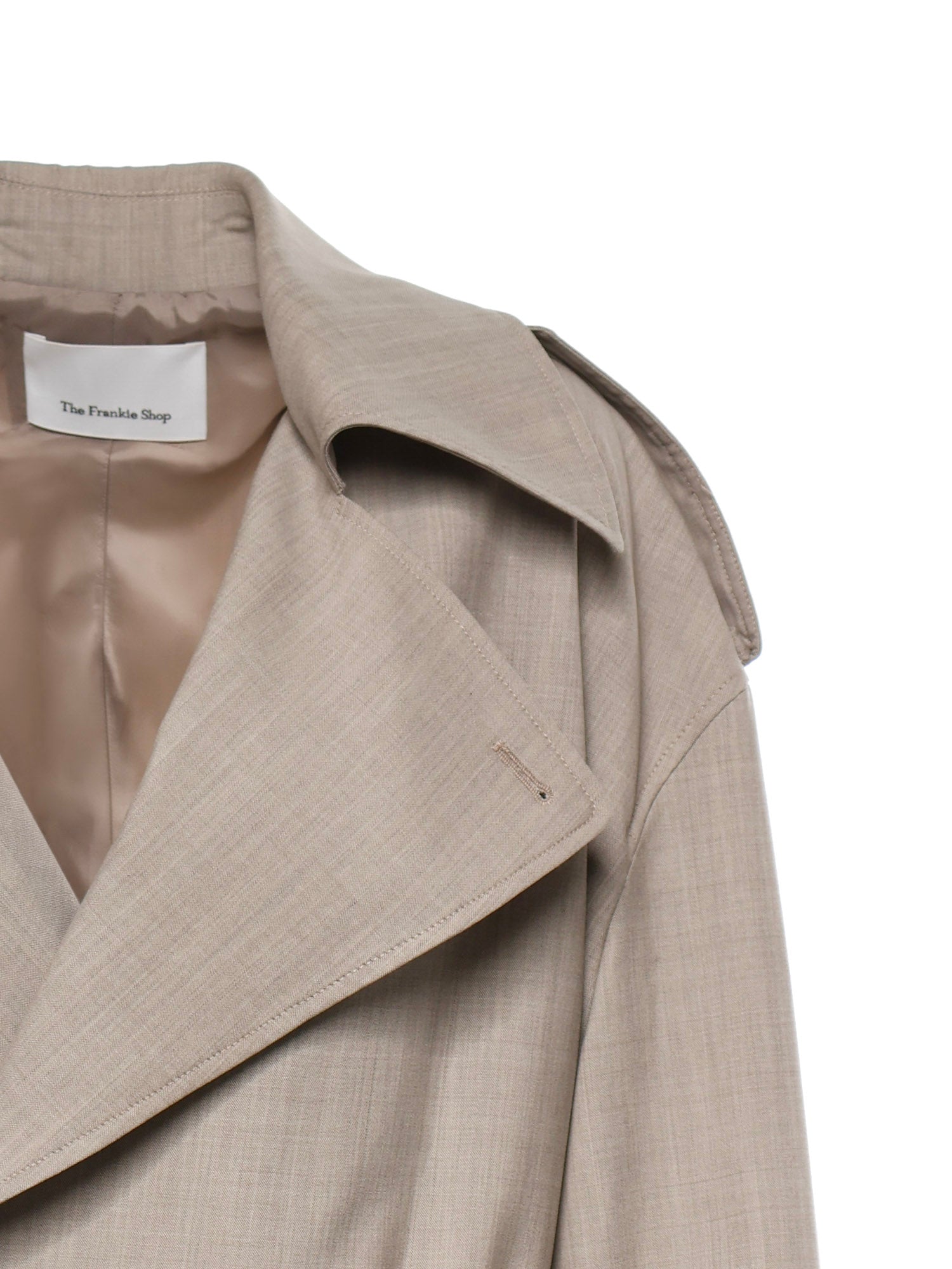 Trench Dursley in lana<BR/> TRFS22023276  THE FRANKIE SHOP 