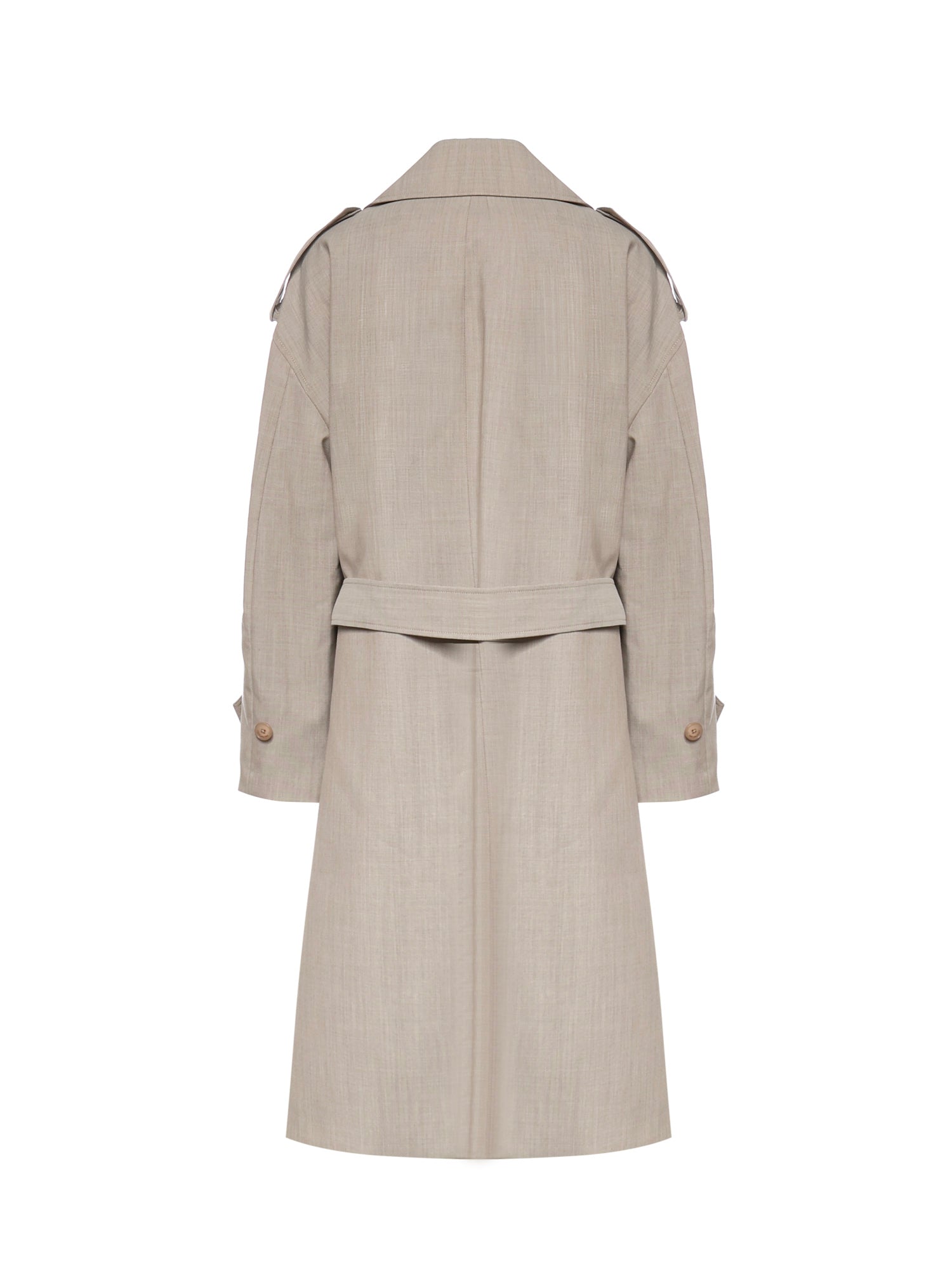 Trench Dursley in lana<BR/> TRFS22023276  THE FRANKIE SHOP 