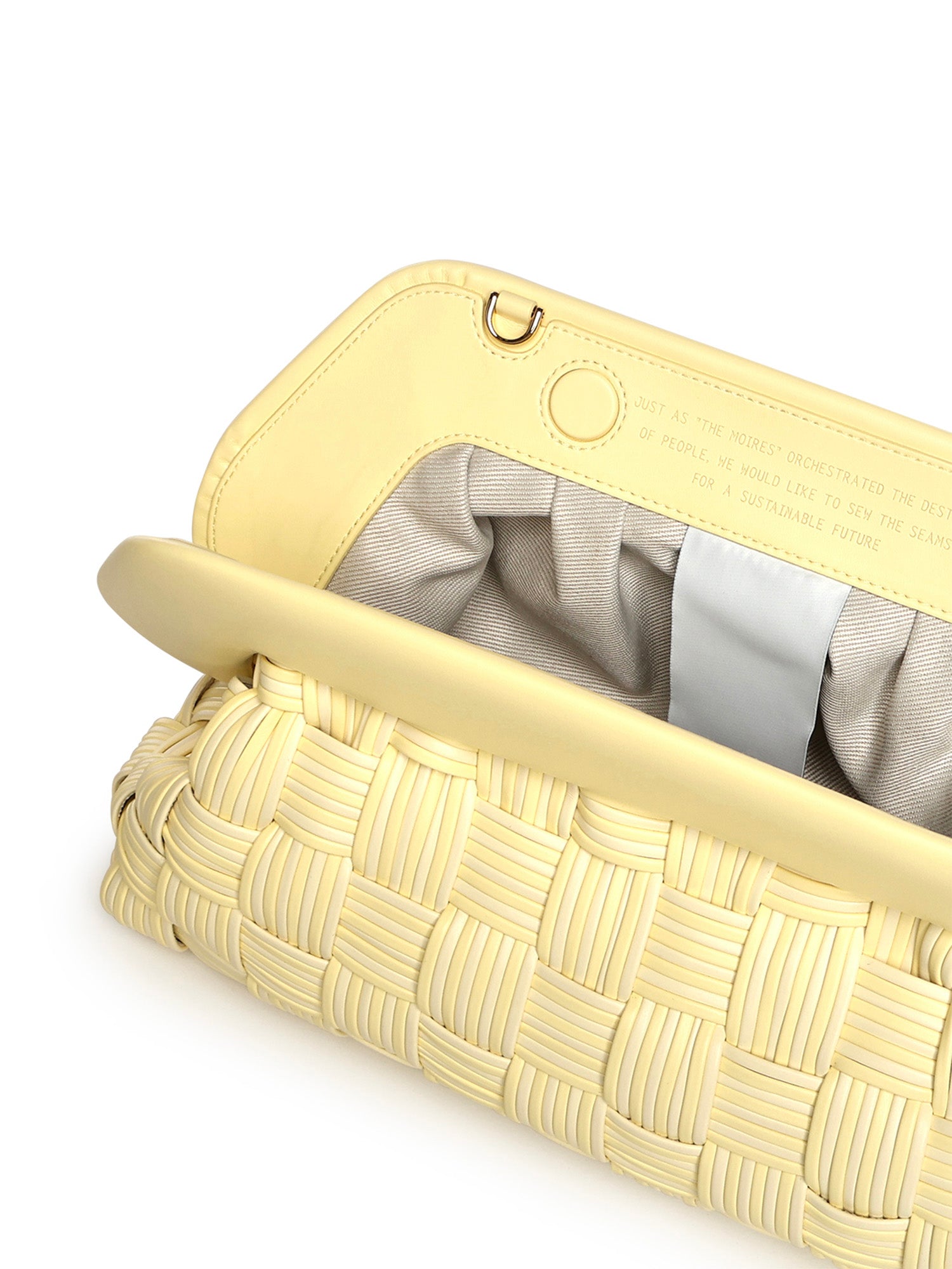 Clutch Bios Baguette in Vegan Fabric TMB00OIVF 0608B THEMOIRè 