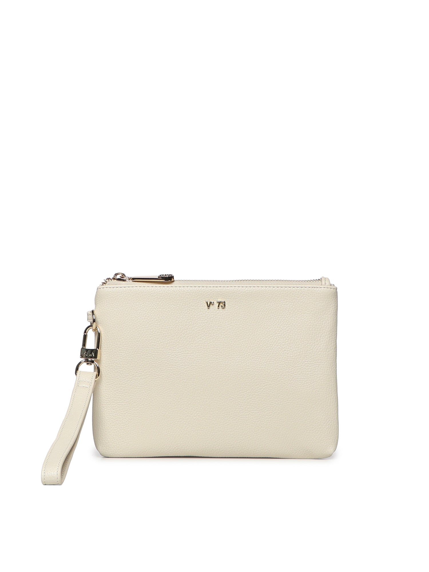 Pouch con logo 73BE9D1529 KEIRAOFF WHITE V° 73 