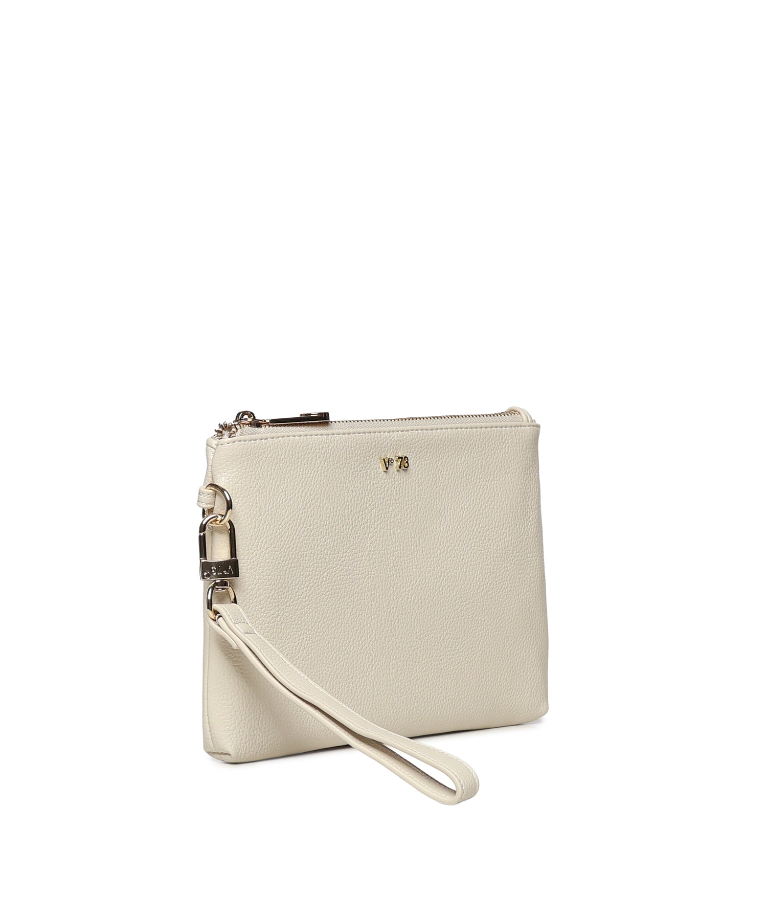 Pouch con logo 73BE9D1529 KEIRAOFF WHITE V° 73 