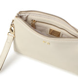 Pouch con logo 73BE9D1529 KEIRAOFF WHITE V° 73 