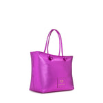 Borsa shopping in pelle con logo 73BP9VT01 LOLLI POPPOP PINK V° 73 