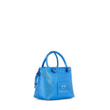 Mini bag in pelle con logo 73BP9VT02 LOLLI POPPOP BLUE V° 73 