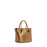 Mini bag in pelle con logo 73BP9VT02 LOLLI POPPOP BRONZE V° 73 