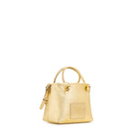 Mini bag in pelle con logo 73BP9VT02 LOLLI POPPOP GOLD V° 73 