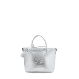 Mini bag in pelle con logo 73BP9VT02 LOLLI POPPOP SILVER V° 73 