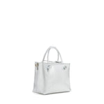 Mini bag in pelle con logo 73BP9VT02 LOLLI POPPOP SILVER V° 73 