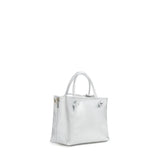 Mini bag in pelle con logo 73BP9VT02 LOLLI POPPOP SILVER V° 73 