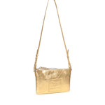 Borsa a tracolla in pelle con logo 73BP9VT03 LOLLI POPPOP GOLD V° 73 