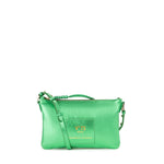 Borsa a tracolla in pelle con logo 73BP9VT03 LOLLI POPPOP GREEN V° 73 