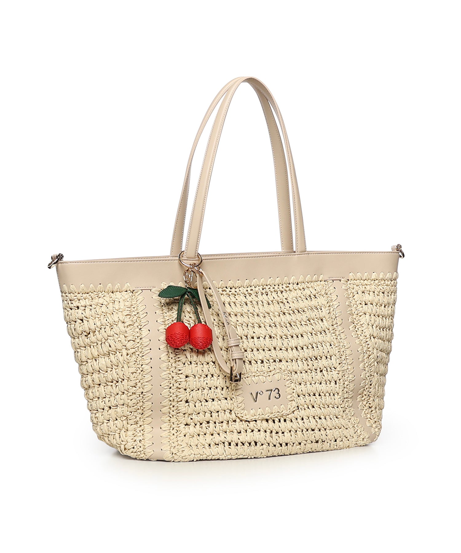 Borsa shopping con logo 73BS9M301 ALISYAOFF WHITE V° 73 