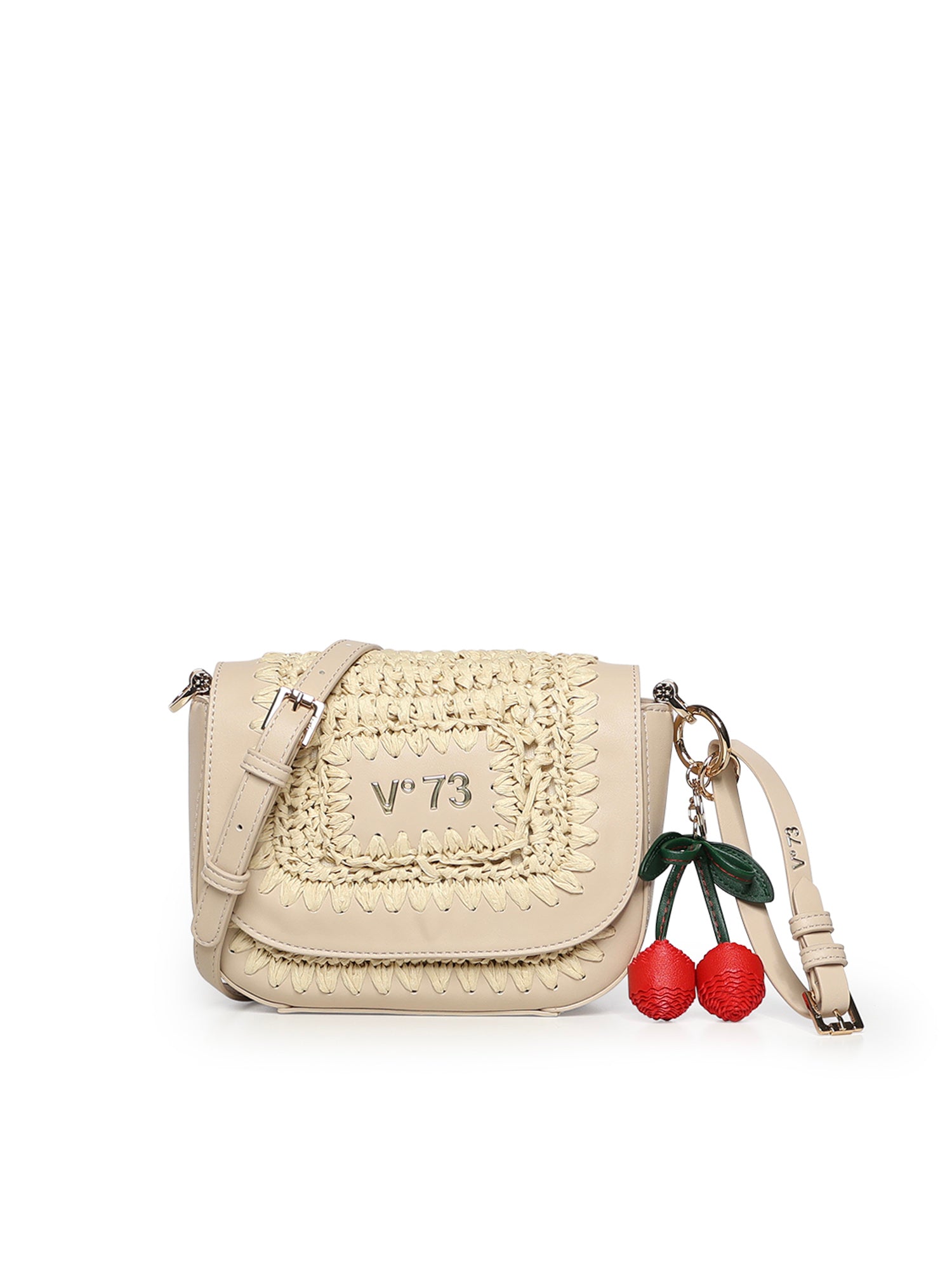 Borsa a tracolla con logo 73BS9M304 ALISYAOFF WHITE V° 73 