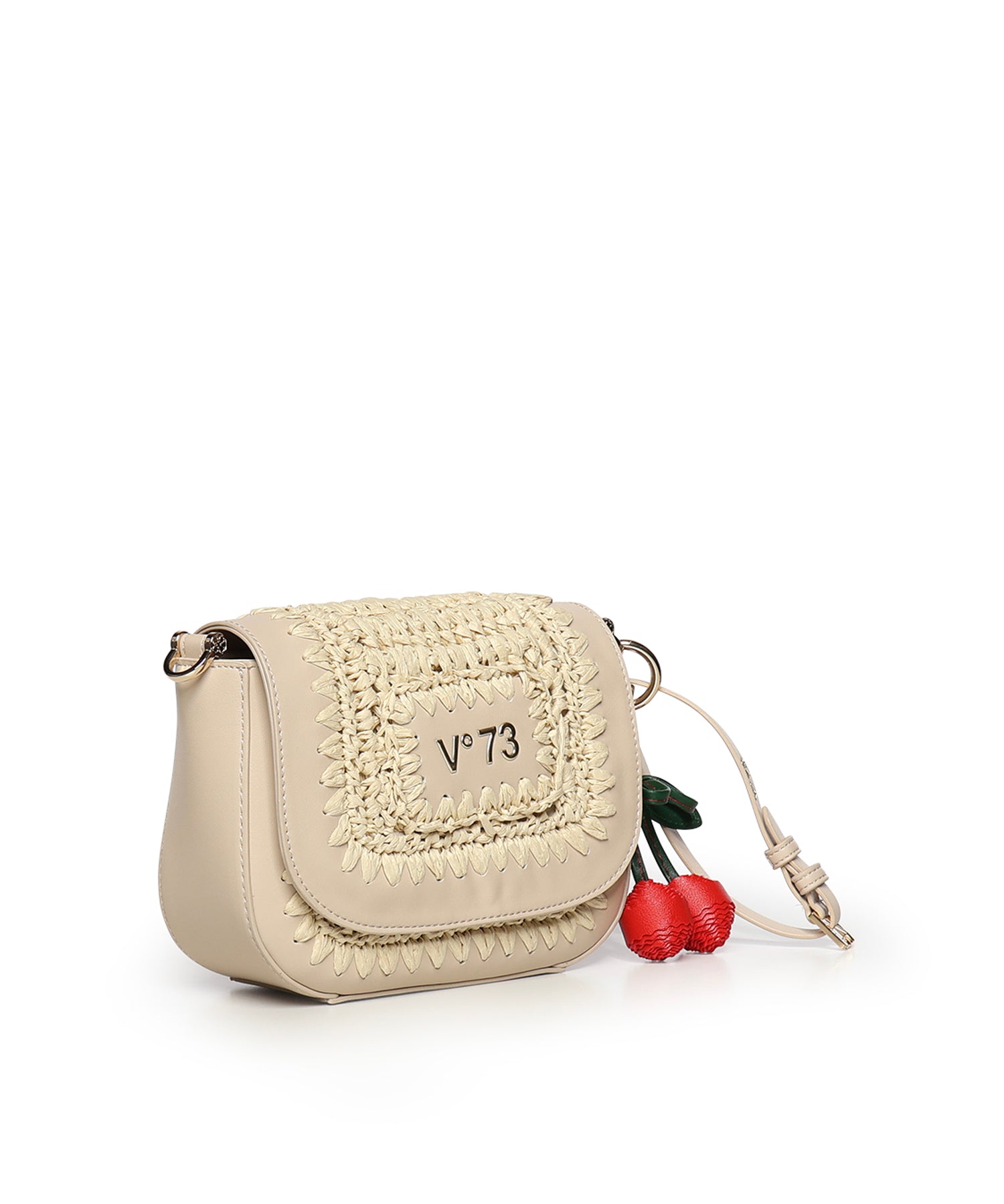 Borsa a tracolla con logo 73BS9M304 ALISYAOFF WHITE V° 73 