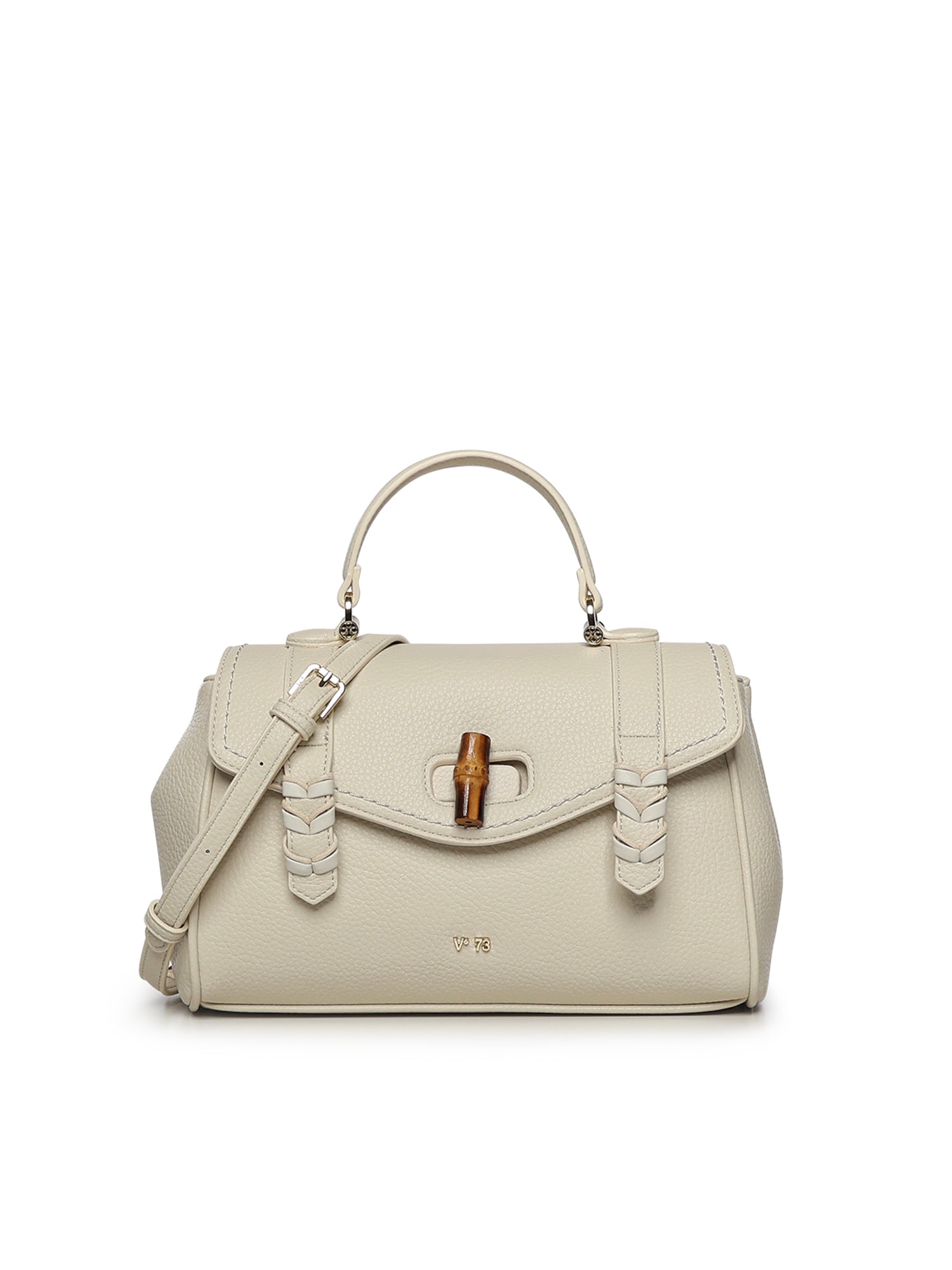 Borsa Beatrice con logo 73BS9M604 BEATRICEOFF WHITE V° 73 