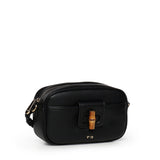 Borsa a tracolla con logo 73BS9M605 BEATRICENERO V° 73 