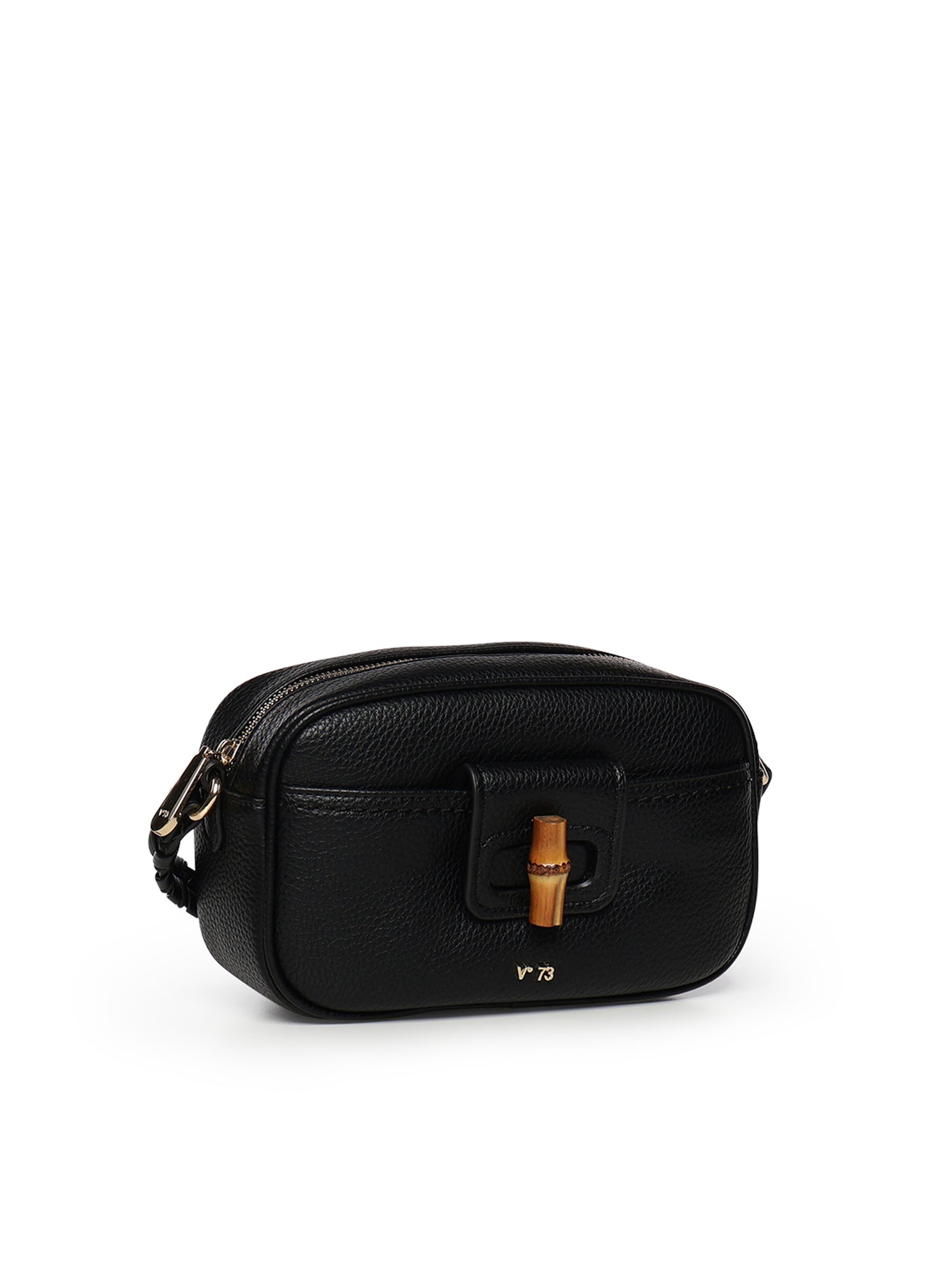 Borsa a tracolla con logo 73BS9M605 BEATRICENERO V° 73 