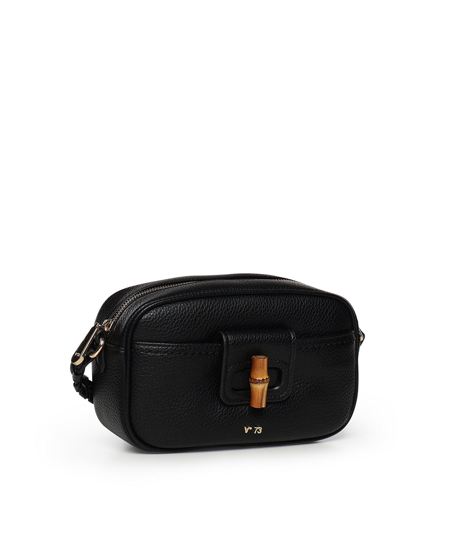 Borsa a tracolla con logo 73BS9M605 BEATRICENERO V° 73 