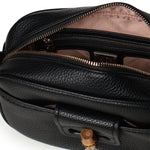 Borsa a tracolla con logo 73BS9M605 BEATRICENERO V° 73 