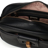 Borsa a tracolla con logo 73BS9M605 BEATRICENERO V° 73 