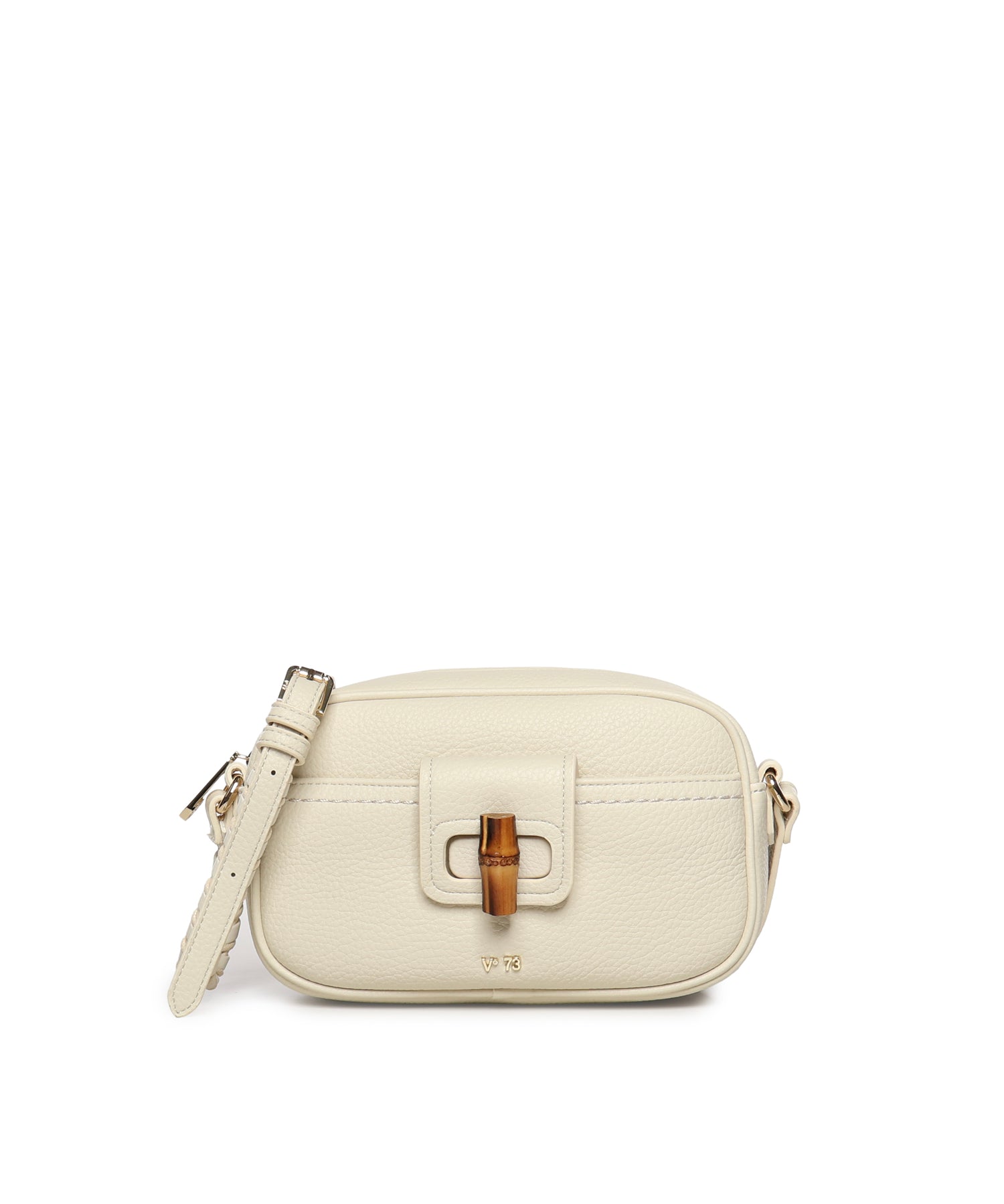 Borsa a tracolla con logo 73BS9M605 BEATRICEOFF WHITE V° 73 