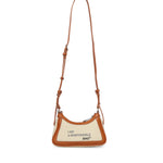 Borsa a tracolla Responsible con logo 73BS9MU02 RESPONSIBLE 73OFF WHITE/CUOIO V° 73 