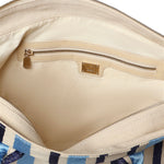 Borsa shopping con logo 73BS9MV01R ILENEAZZURRO/MULTICOLOR V° 73 