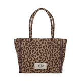 Borsa shopping mini con logo 73BS9MV02M ILENEBEIGE/MORO V° 73 