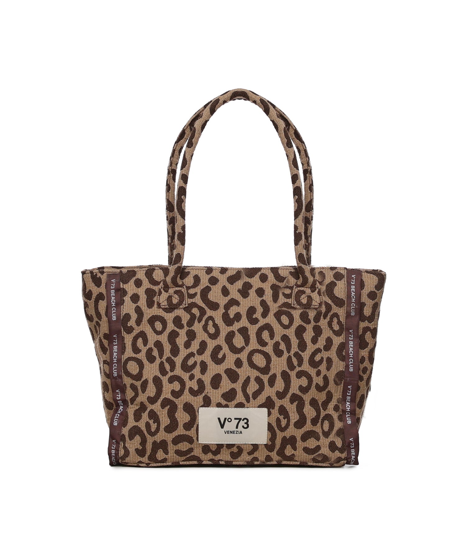 Borsa shopping mini con logo 73BS9MV02M ILENEBEIGE/MORO V° 73 