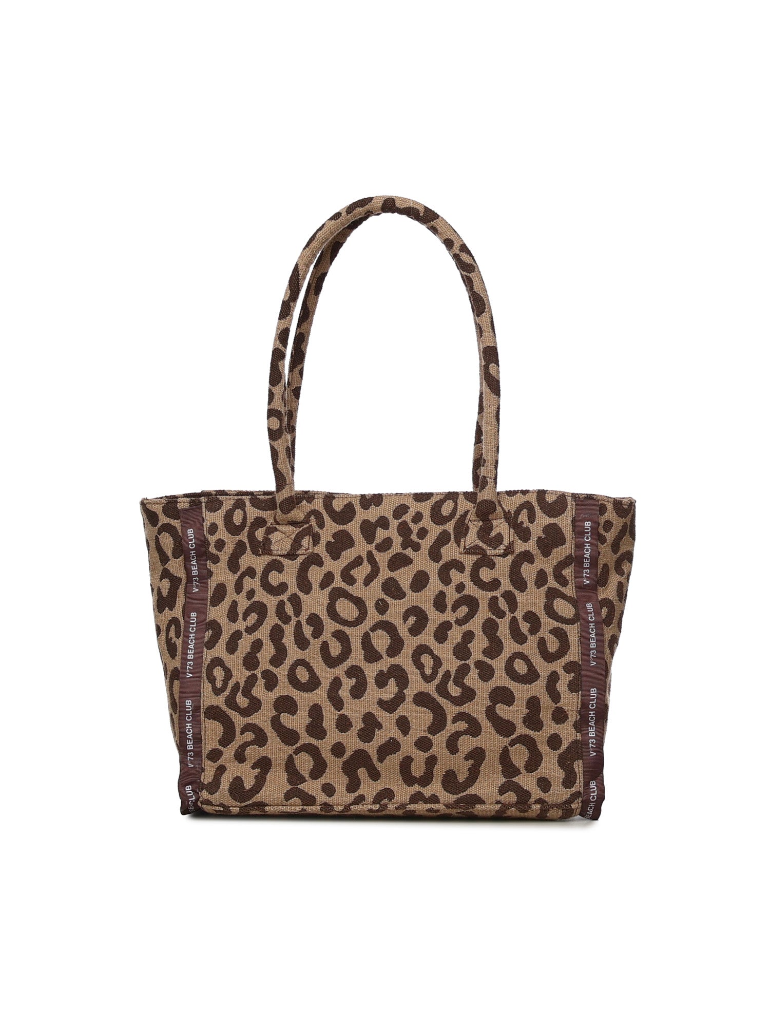 Borsa shopping mini con logo 73BS9MV02M ILENEBEIGE/MORO V° 73 