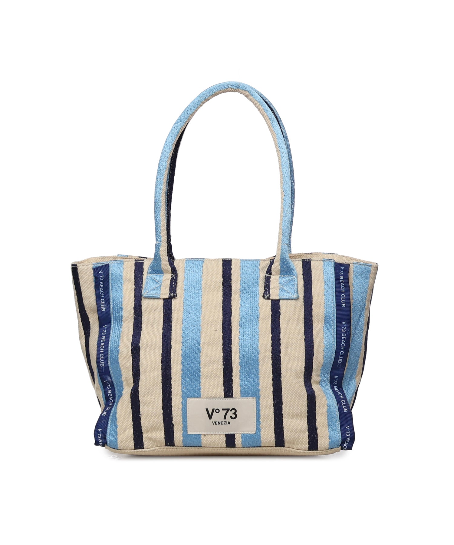 Borsa shopping con logo 73BS9MV02R ILENEAZZURRO/MULTICOLOR V° 73 