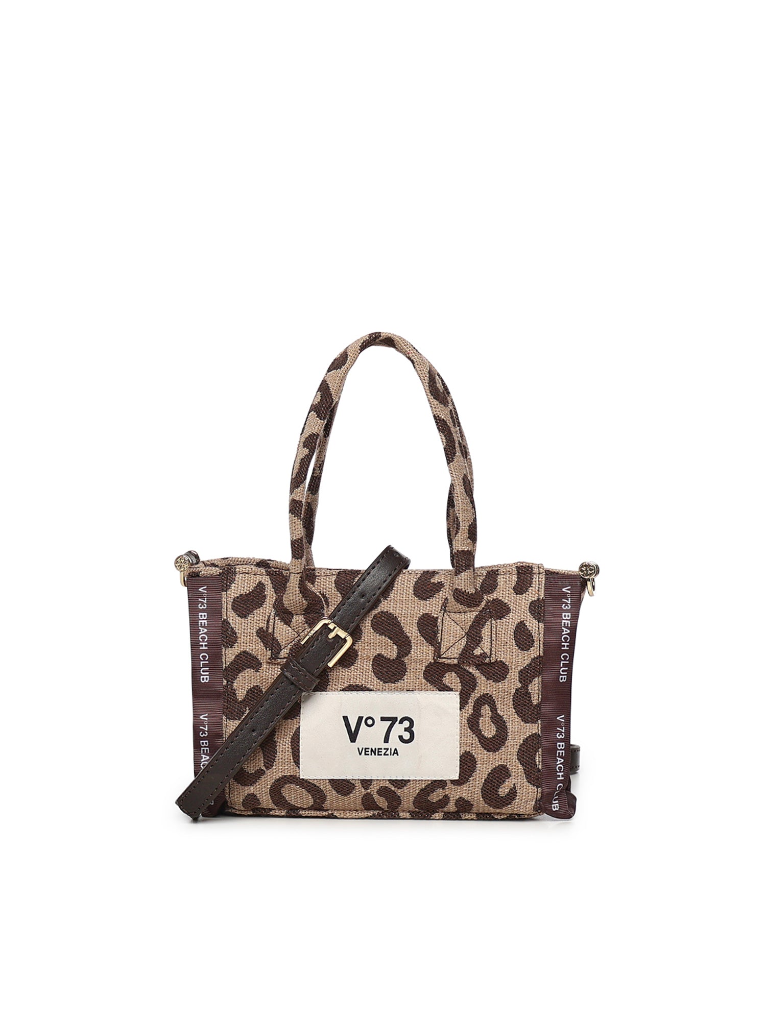 Mini bag Milene con logo 73BS9MV03M ILENEBEIGE/MORO V° 73 