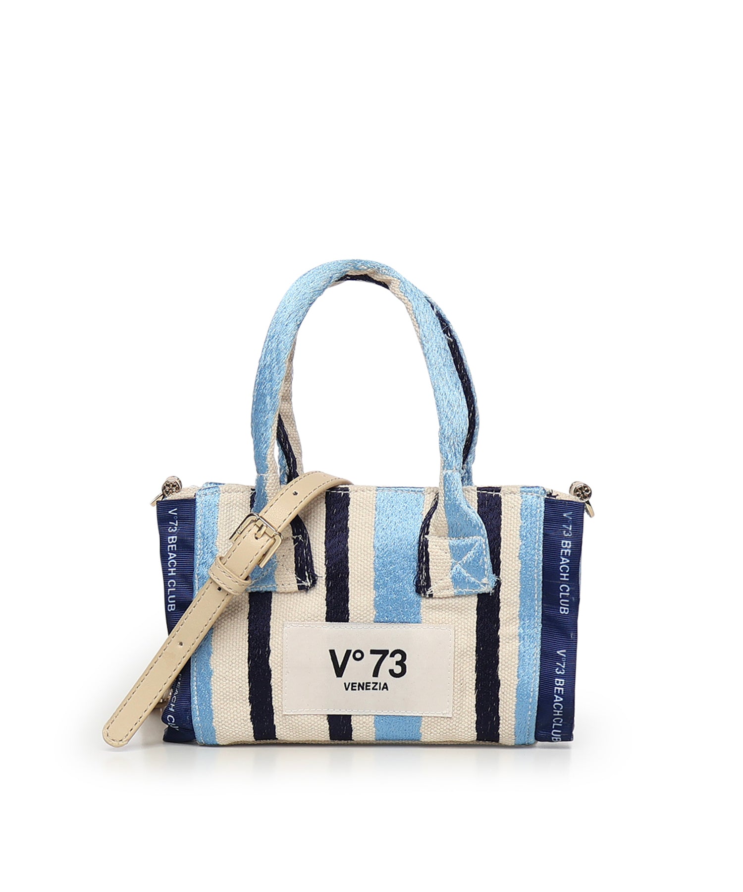 Mini bag con logo 73BS9MV03R ILENEAZZURRO/MULTICOLOR V° 73 