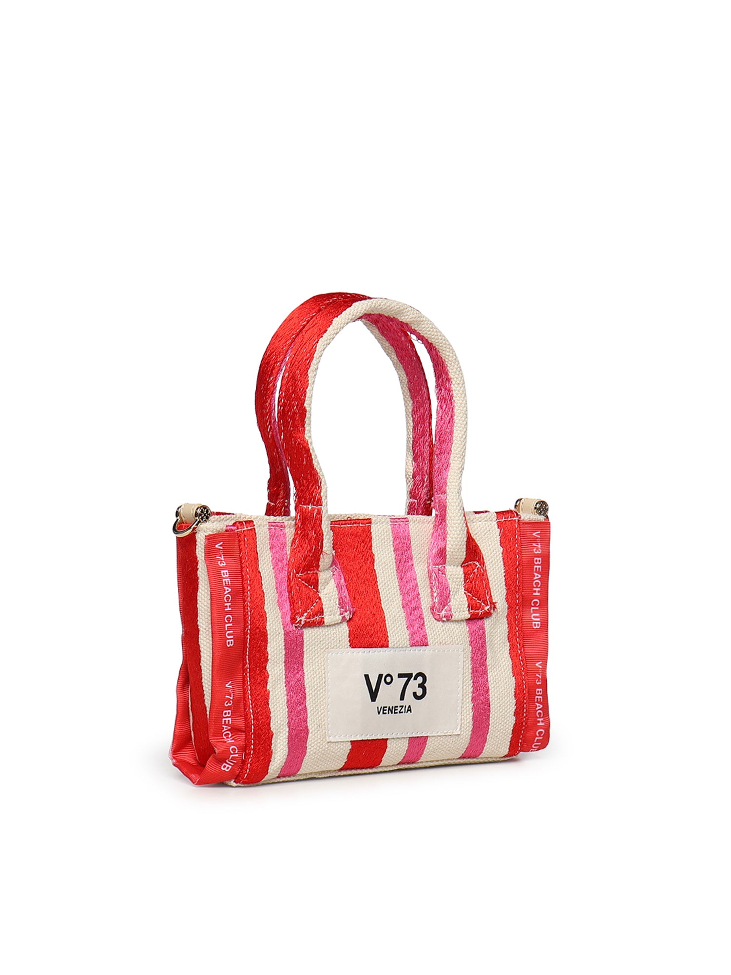 Mini bag con logo 73BS9MV03R ILENEROSSO/MULTICOLOR V° 73 